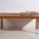 Vintage Scandinavian coffee table in beech wood – Nordic design (circa 1960–1970)