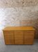 Vintage wooden rattan wicker buffet enfilade