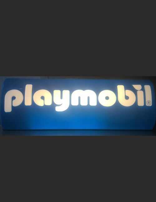 Playmobil light advertising sign
