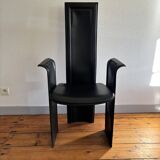 Fauteuil cuir Roche Bobois vintage