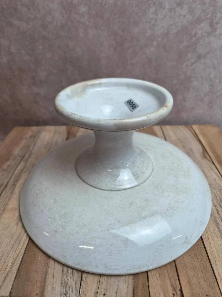 Ironstone compote Saint-Amand model 6014 – blue and gold oriental decoration