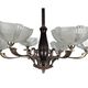 Period chandelier art deco qulétrides women with recorder autos