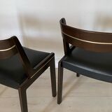 3 1930s leather chairs