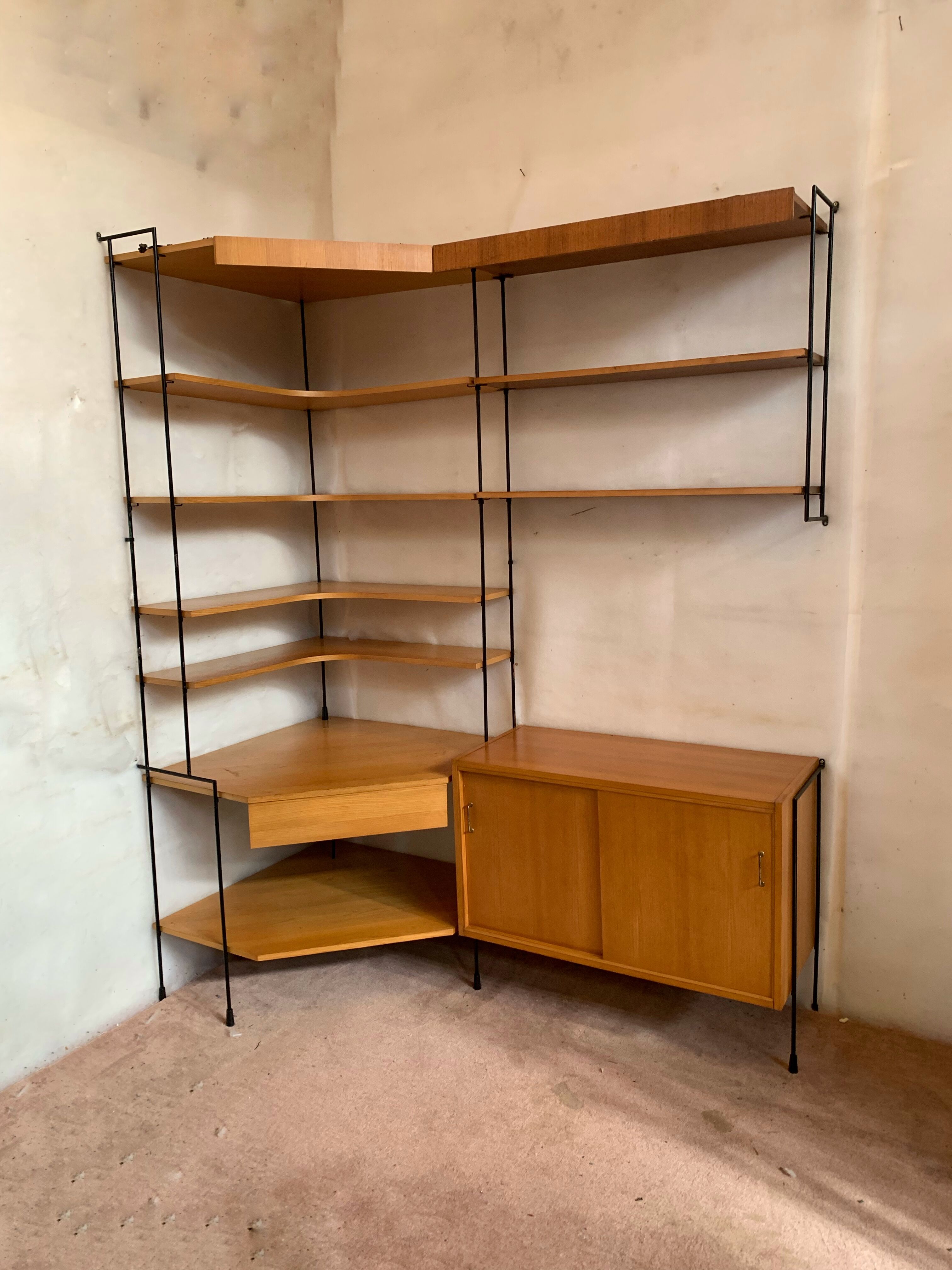 OMNIA Wallunit DDR  Étagère murale 1960