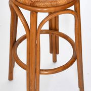 Vintage bar furniture with these two rattan stools from the 1960s/70s