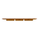 Wall-Mounted Console Table in Wood with Drawers and Brass Handles by Osvaldo Borsani for ABV, 1950s