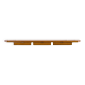 Wall-Mounted Console Table in Wood with Drawers and Brass Handles by Osvaldo Borsani for ABV, 1950s