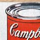 Affiche pop art original vintage réédition d’andy warhol « campbells soup tomato 1962