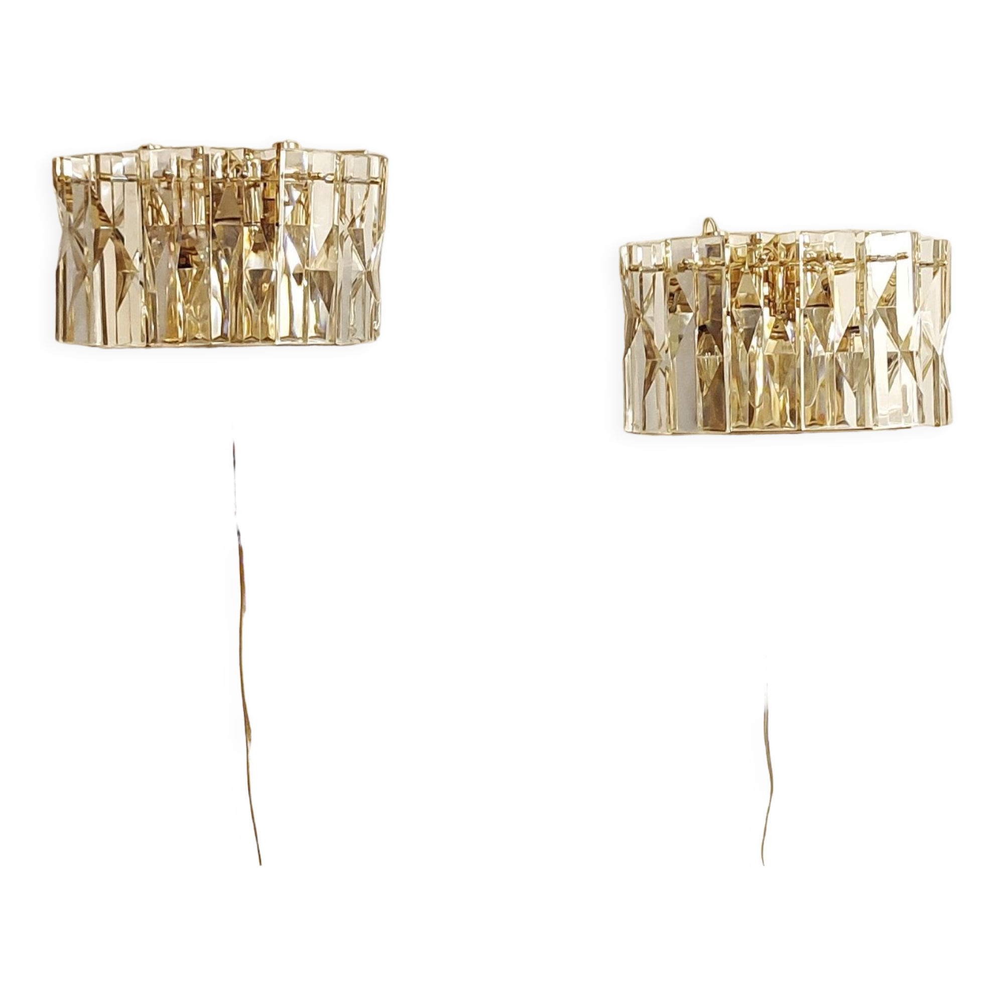 Pair of Kinkeldey appliques. Germany, 1970s.