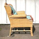 Rattan armchair