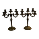 Chandeliers - Pair of five-branch candelabra in Louis XV style (Roc)