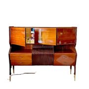 Mid-Century Modern Italian Sideboard with Bar Cabinet 1950s