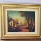 Tableau huile par Baroni