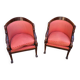 Mahogany armchair in First Empire style