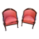 Mahogany armchair in First Empire style