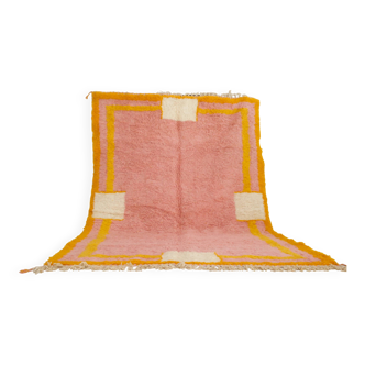 Handmade wool Berber rug 3 x 2 m