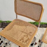 Set of 6 B32 chairs Marcel Breuer Italy design -1970s