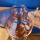 Small old vase in transparent Old Rose glass - early 20th century