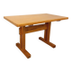 Charlotte Perriand Les Arcs vintage rectangular pine dining table from the 60s 70s