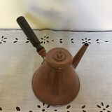Old copper chocolate maker