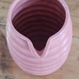 Glazed stoneware pitcher