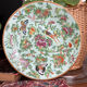 Antique celadon porcelain plate from Canton, China (1820-1850)