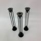 Set of 3 Post Modern candle sticks , 1980's