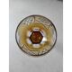 Series of 6 colorful Lorraine crystal roemers