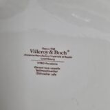 Set of 4 large Villeroy & Boch marble effect plates – 27 cm