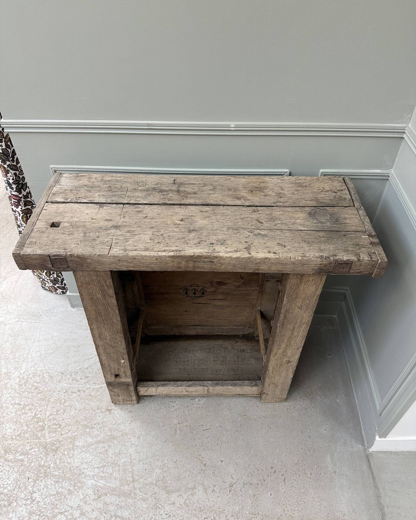 Small old oak workbench (renovated)