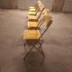 6 vintage opera folding chairs