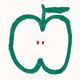 The Apple - wall poster 50x70cm
