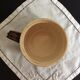 Old glazed creamer brown