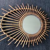 Rattan mirror  72x55cm