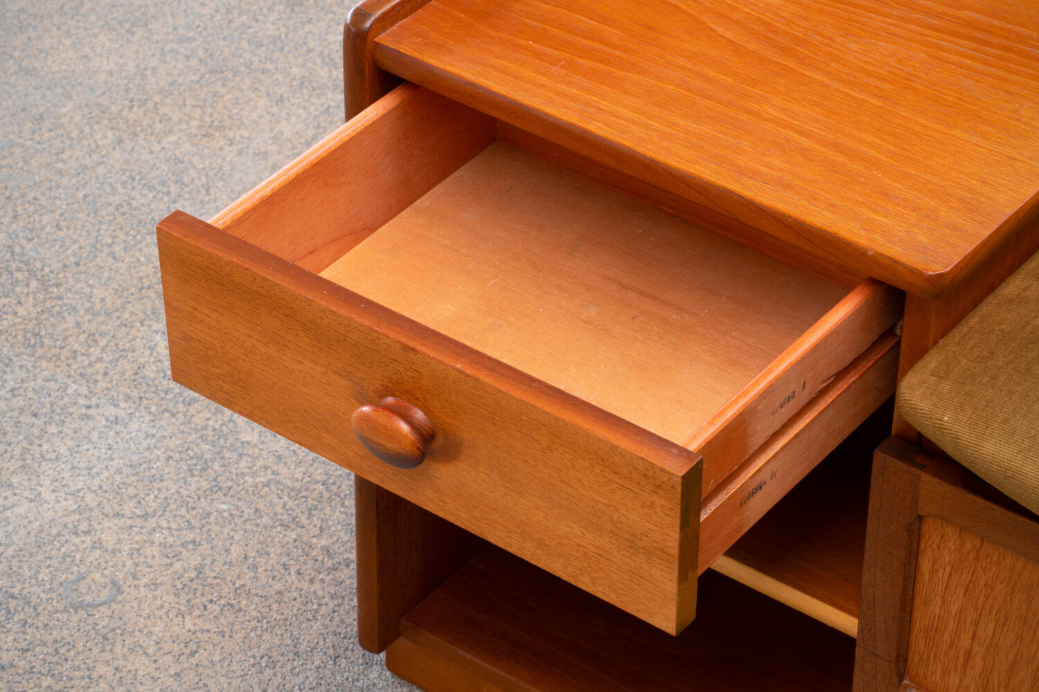 Scandinavian teak bench 1960