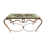Rene Drouet Gilded Cocktail Coffee Table Art Deco