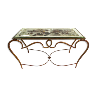 Rene Drouet Gilded Cocktail Coffee Table Art Deco