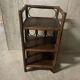 1970s rattan shelf