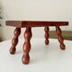 Vintage Bobbin Wood Plant Stool