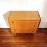 Chest of drawers 4 vintage drawers from the 60s