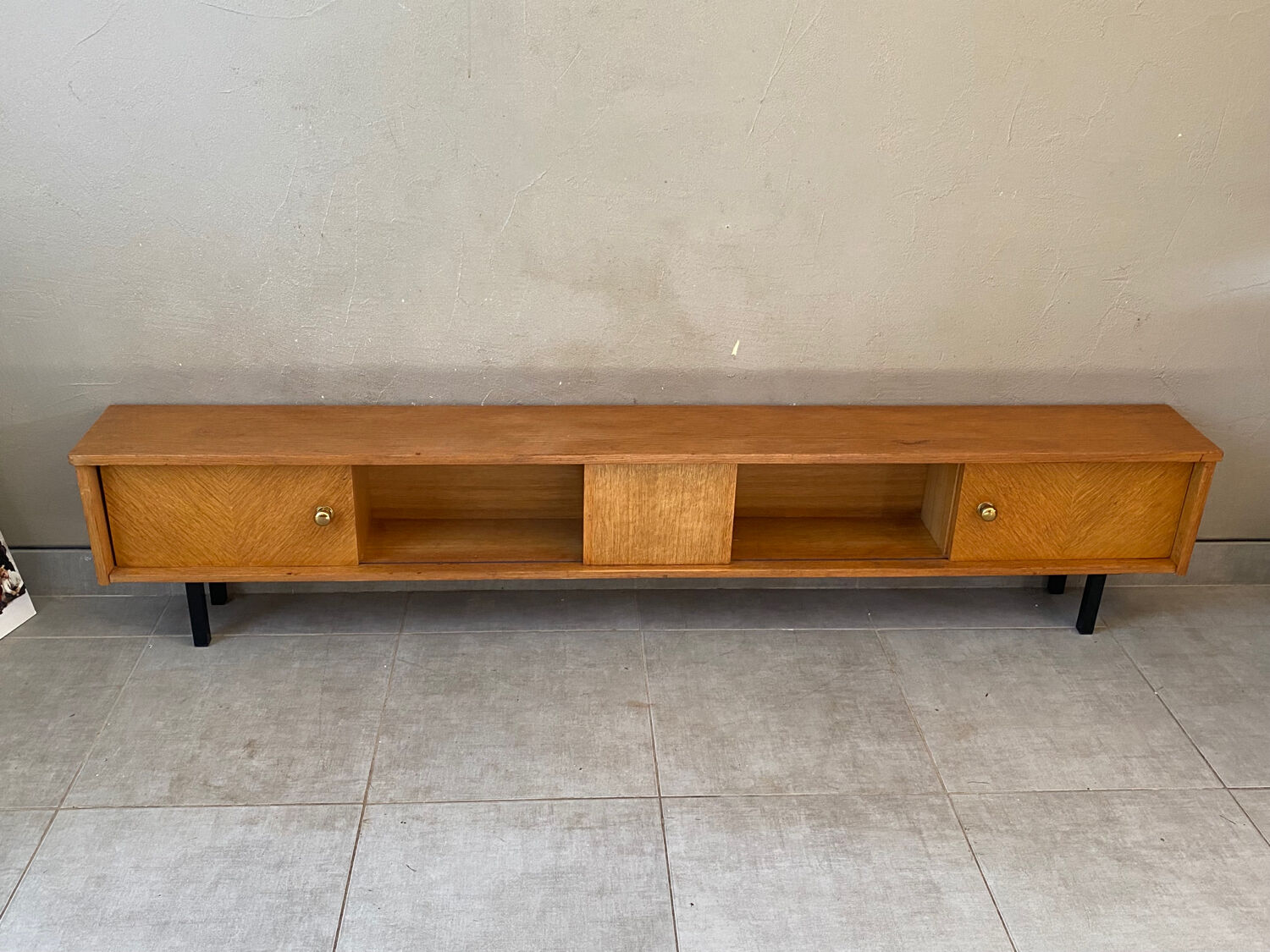 Vintage wooden sideboard (shallow)