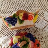 Bonbonnière, jam maker in polychrome slip