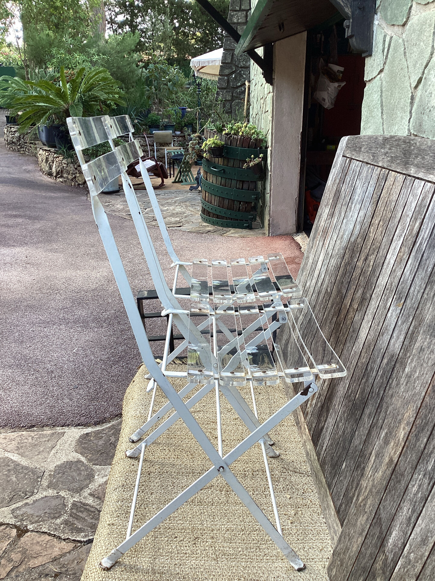 Chaises pliantes vintage << les invisibles >>