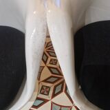 2 Rudi Bonzanini tulip armchairs