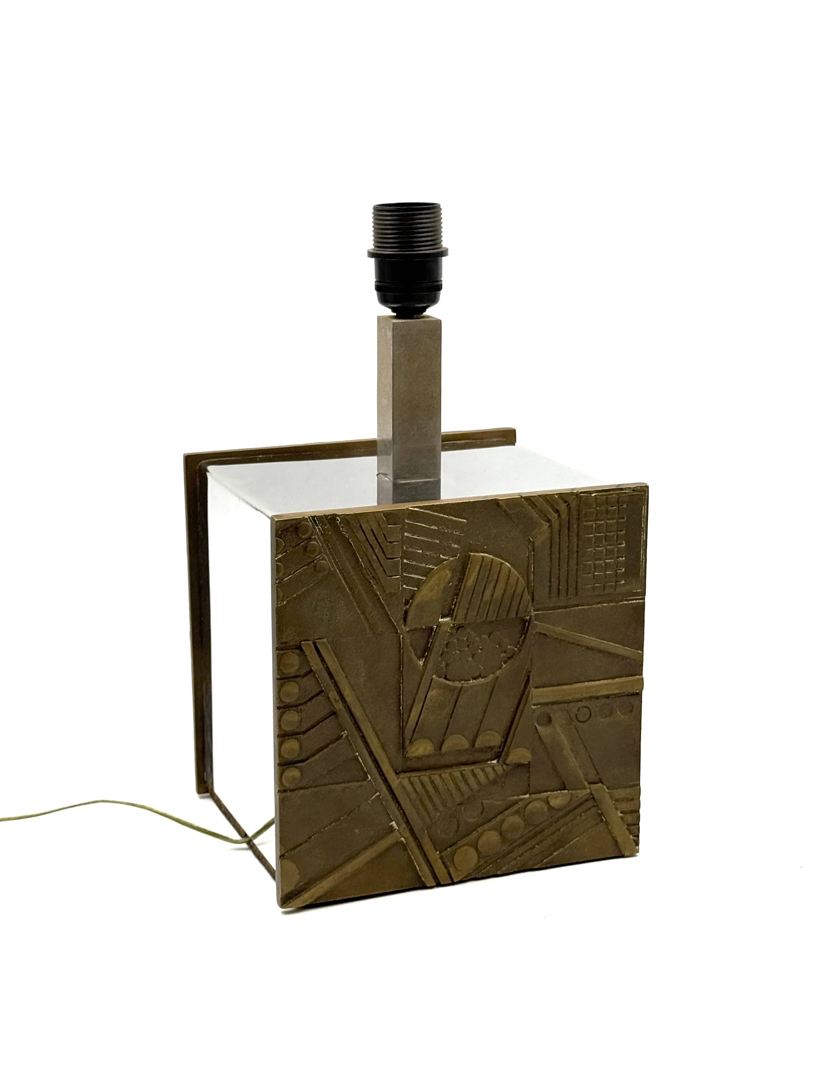 Luciano Frigerio, Hollywood Regency table lamp base, Italy 1970