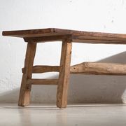 Table basse ancienne en bois de pin – Chine, circa 1930