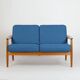 Canapé 2 places Arne Vodder en teck MidCentury années 60 vintage danois