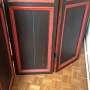 Pair of 3-panel screens