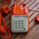 Socotel S63 orange/beige 70's phone