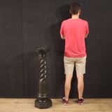 Italian twisted marble column from the 20th century